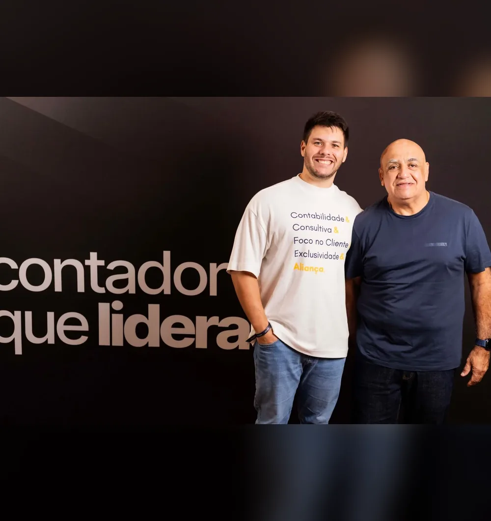 Felipe Xavier e Edmilson Dias da Silveira, sócios da Aliança Assessoria Contábil